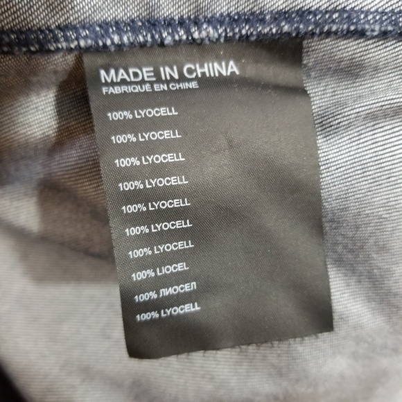 Club Monaco Ladore Denim Tie Front Dress 8 - Picture 5 of 8